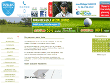 Tablet Screenshot of golfespalais.com